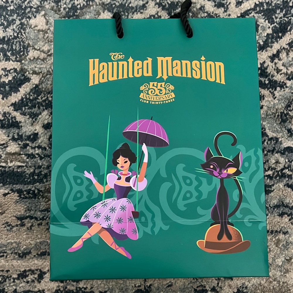 Club 33- The Haunted Mansion 55th Anniversary shopping bag